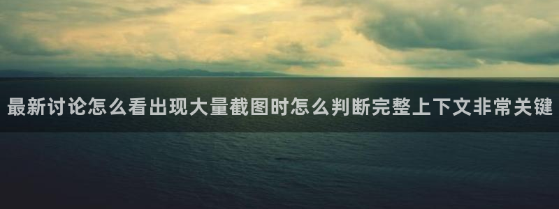 51吃瓜网站入口:最新讨论怎么看出现大量截图时怎么判断完整上下文非常关键